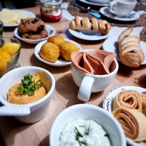 part of vegan breakfast at B&B Dageraad in Bocholt