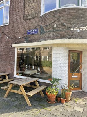 Outside  at SEPIA in Groningen