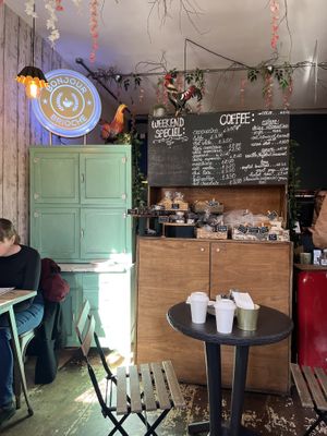 Inside  at Bonjour Brioche Cafe in South West London