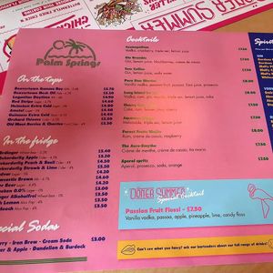 Menu at Döner Summer in Huddersfield