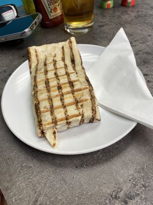 Breakfast burrito   at Nosh in Leeds