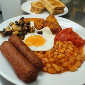 Veggie full English at Nosh in Leeds
