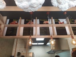 A price list at Veganer  in Sarajevo