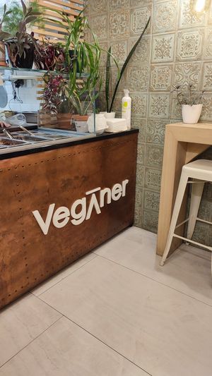 Inside at Veganer  in Sarajevo