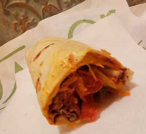 Vegan balls wrap at Veganer  in Sarajevo