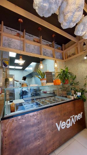Inside at Veganer  in Sarajevo