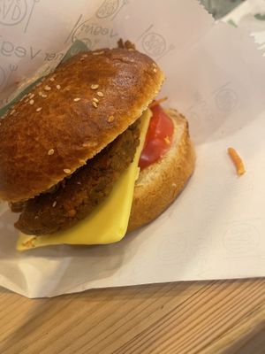 Cheeseburger   at Veganer  in Sarajevo