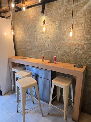 Indoor seating at Veganer  in Sarajevo