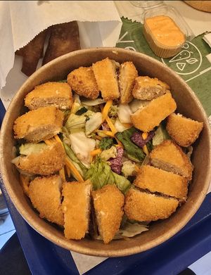 "Cezar" salad at Veganer  in Sarajevo