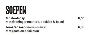 vegan options at Hooghoudt in Groningen