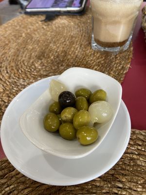 Olivas 🫒   at Mango Con Sal - Tarragona in Tarragona