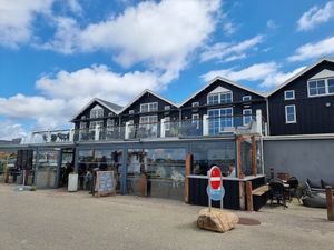 Front at Cafe Marina in Hvide Sande