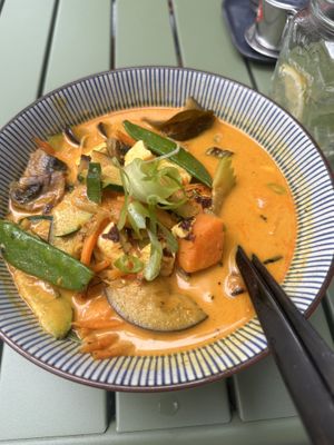 Sweet potato curry   at Banôi in Freiburg