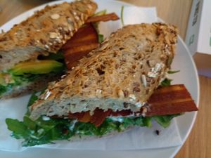 I liked the texture of the vegan bacon at Stach in Groningen