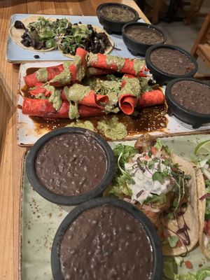 Delicious vegan options    at La Doña in San Diego