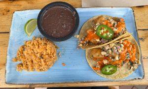  vegan cauliflower tacos   at La Doña in San Diego