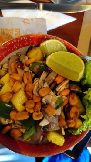 Ceviche de champiñón at Enki in Valdivia