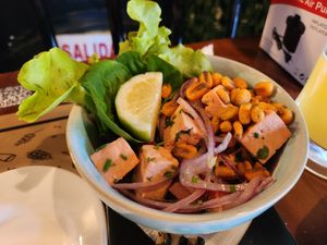 Veggie Ceviche at Enki in Valdivia