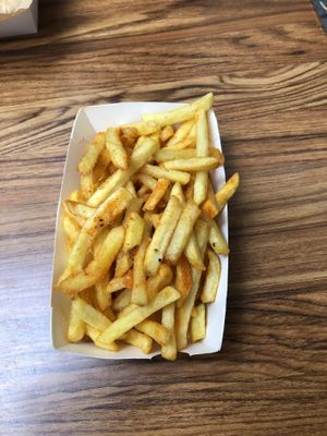fries with paprika   at Jerusalem Kebab in Stockholm