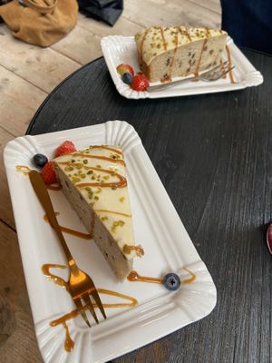 Banana cake (very yummy) at Coffee Break in Groningen