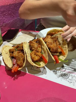 Vegan tacos  at Anormal in Castelldefels