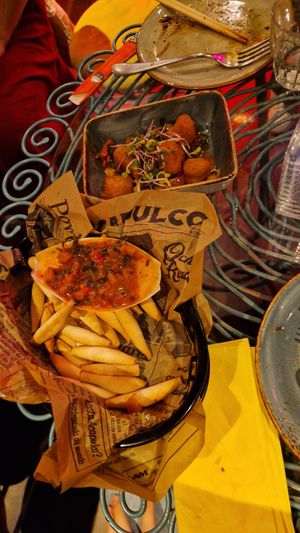 Bread sticks, baked cauliflower at Mr Smith's Loft in Groningen