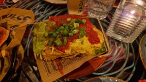 Nachos with vegan cheese at Mr Smith's Loft in Groningen
