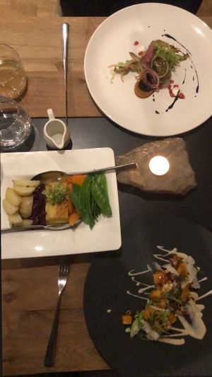 Main meal  at La Rock in Nottingham