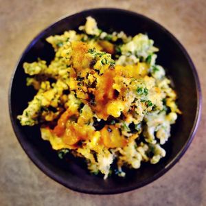 Fried kale at Brika in Perth