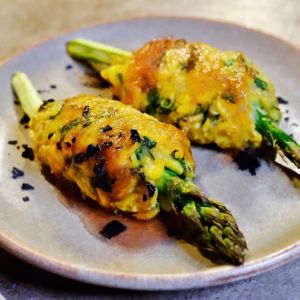 Corn fritters at Brika in Perth