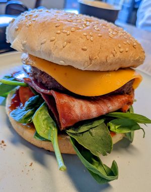 Beyond Burger at Little Nolla Cafe in Nollamara