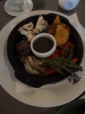 Mixed vegetables   at Nobu in Burswood