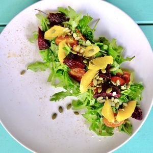 Orange salad at Hyde Park Hotel in North Perth