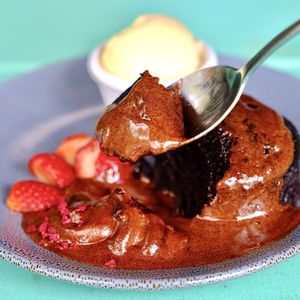 Mud cake at Hyde Park Hotel in North Perth