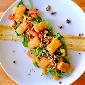 Tofu salad at Hyde Park Hotel in North Perth