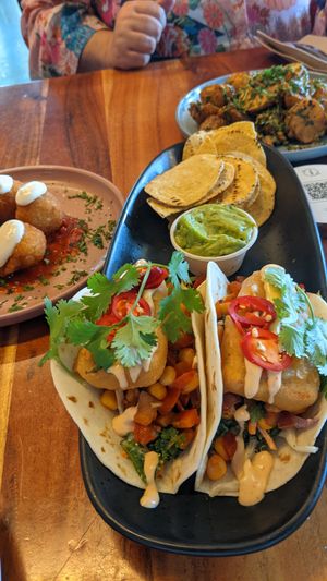 Fish tacos at Hyde Park Hotel in North Perth