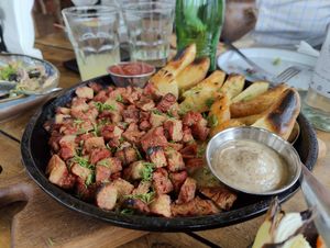 Seitan Barbecue at Kchuch Restaurant in Dilijan