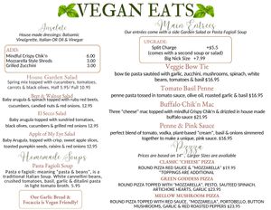 New Vegan Menu at Little Nicki's in Jefferson