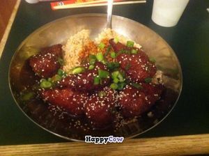 vegan Korean wings at Bon Bon Sandwiches in Chicago