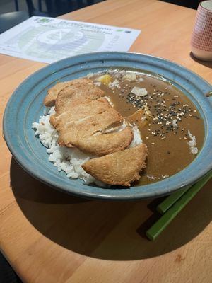Vegan katsu curry at Kaze Bento in Mount Lawley