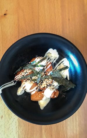 Vegan karaage  at Kaze Bento in Mount Lawley