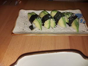 Avocado sushi at Kaze Bento in Mount Lawley