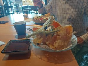Tempura udon - plate 1 at Kaze Bento in Mount Lawley
