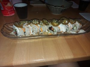 'Prawn' uramaki sushi at Kaze Bento in Mount Lawley