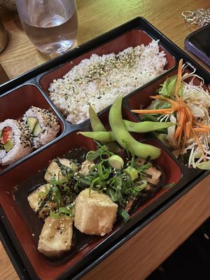 Agedashi Tofu Bento Box   at Kaze Bento in Mount Lawley