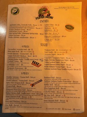 Menu June 2025  at Kaze Bento in Mount Lawley