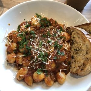 Vegan gnocchi   at The Sage Village in Campbelltown