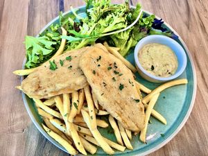 Fish and Chips  at The Sage Village in Campbelltown