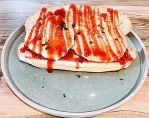 Plant Based Facon & Flegg Roll  at The Sage Village in Campbelltown