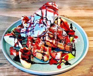 Deluxe Waffle  at The Sage Village in Campbelltown